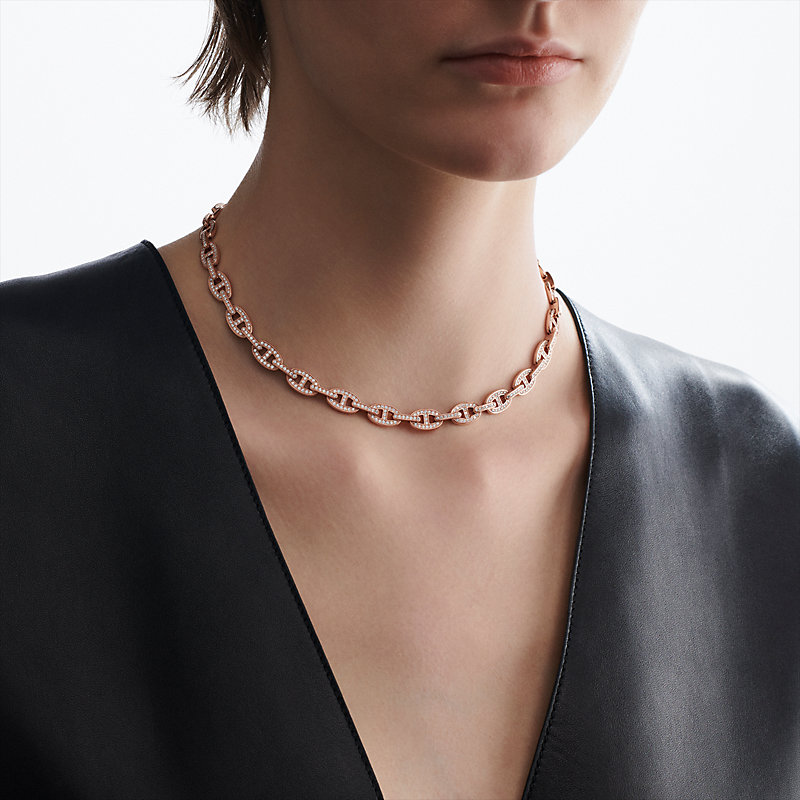 Chaine d'ancre Enchainee necklace | Hermès Canada